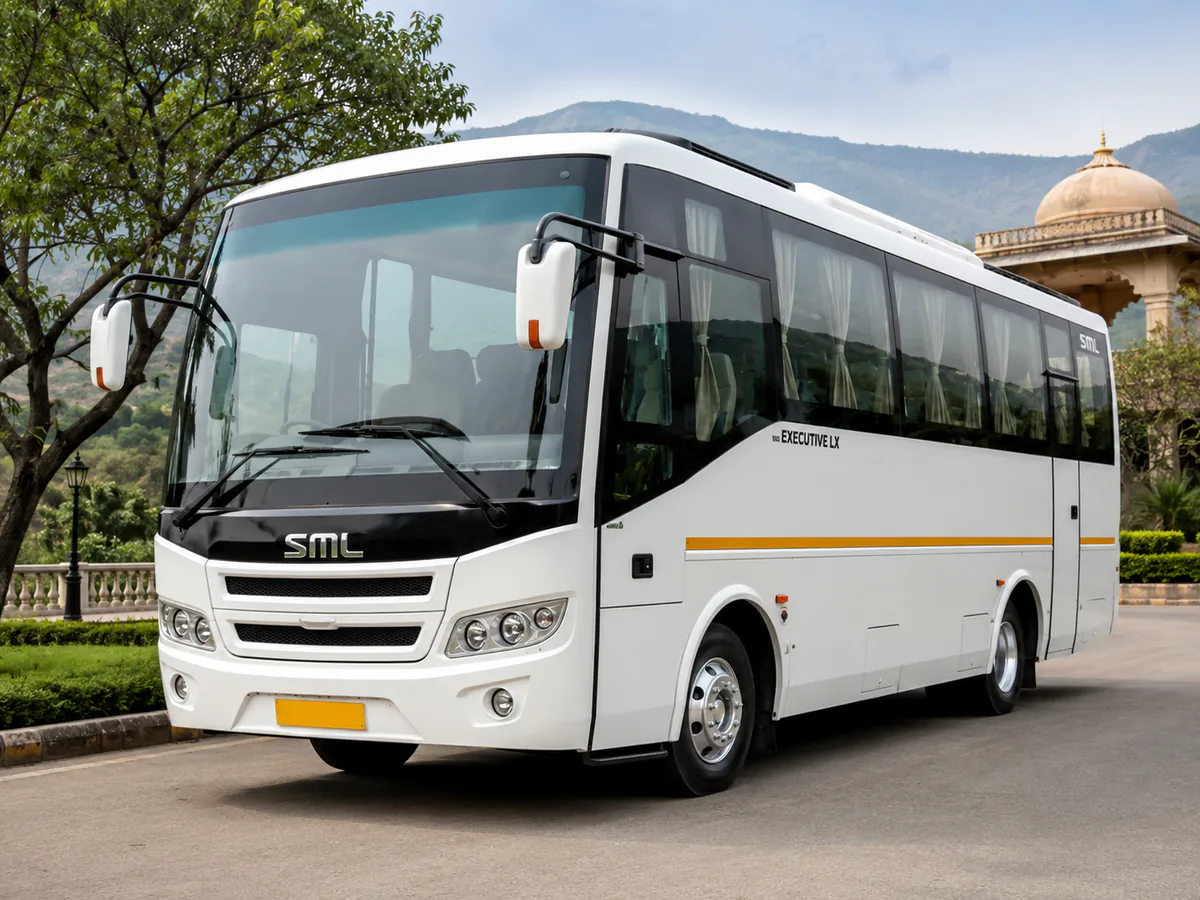 25 seater AC bus rental in Bangalore by Yatra Tours